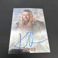 The Lord of The Rings Trilogy Chrome LOTR Eomer Karl Urban Autograph 2004 Topps picture