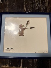 2x Original Chuck Jones 1975 Production Animation Cels Framed - Yankee Doodle Cr picture