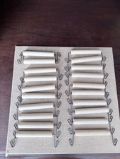 Vintage MSM Lot Of 20 Wood Carrier Handles For Use With Twine Wrapped Packages picture