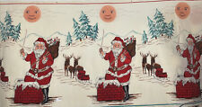 Antique Vintage Christmas Crepe Paper Tissue Decoration Dennison 1920s 8 ft x20