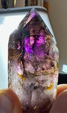 PB & J Smoky Amethyst DT Quartz Crystal Hematite - Chibuku, Zimbabwe (Shangaan) picture