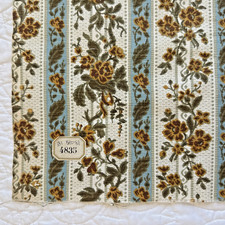 Antique French Textile Document Fabric Sample c1890 Louix XVI picture