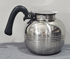 Vintage Bloomfield Industries Coffee Pot Carafe LMB-12  18-8 Stainless Steel USA picture
