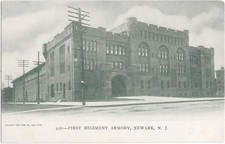 First Regiment Armory Newark NJ c1905 Undivided Back Postcard picture