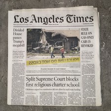 LOS ANGELES TIMES May 23 2025 News Paper picture