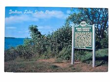 Postcard - Indian Lake State Park - Manistique, Michigan picture