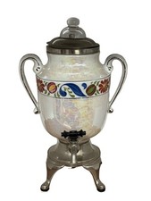 ATQ Royal Rochester Percolator Lusterware Electric With Original Cord 1924 EUC picture