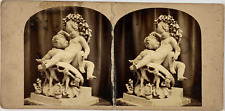 Stereo, Puck, Shakespeare Nights Dream Vintage Stereo Card Albuminated Print  picture