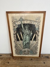Vintage James Grashow 1986 Statue of Liberty Rare Print Centennial 1886 picture
