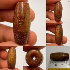 Old Rare Jasper Stone Writing Wonderful Antique Rare Bead Inscribed picture