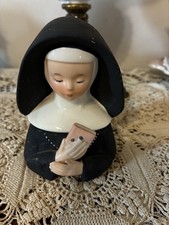 VTG Napco  Nun Trinket Box JAPAN 1960s picture
