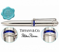 TIFFANY & CO. Paloma Picasso Groove 925 Silver Ballpoint Pen Vintage '80s picture