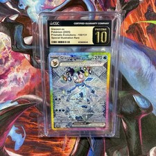 GLACEON EX 150/131 SIR -PRISMATIC EVOLUTIONS-  CGC 10 PRISTINE- SUPER LOW POP picture