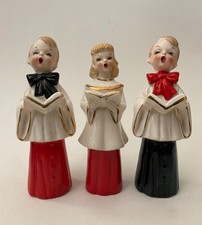 3 Vtg Arnart Christmas Choir Alter Boys & Girl Figures Japan picture