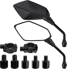Motorcycle Mirrors for Scooter, ATV, Dirt Bike, Cruiser, Snowmobile picture