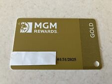 MLIFE MGM REWARDS GOLD SLOT PLAYERS CLUB CARD MALE NAME 2025 EXPIRATION picture