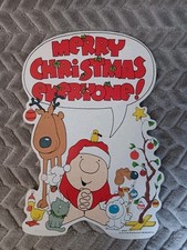Ziggy Vintage Christmas Die Cut Wall Decor Merry Christmas Everyone picture