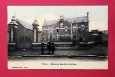 Postcard Hirson in France 1914 School with Children (42745 picture