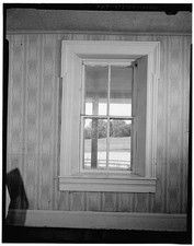 Photo:Muncie Kansas Moses Grinter House 1958 Interior Window Detail HABS picture