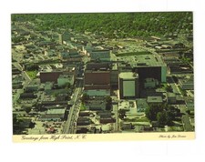 Greetings from high Point NC vintage postcard unposted picture