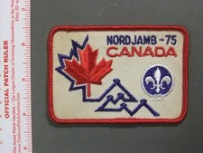 Boy Scout World Jamboree 1975 Canadian Contingent Badge 9363PP picture