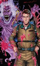 ORBIT:HISTORY OF MOVIES GHOSTBUSTERS  ‘’VENKMAN“ (GHOST) SPOT FOIL SIGNED SET. picture
