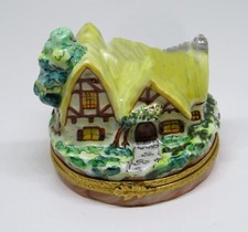 LIMOGES FRANCE BOX -ARTORIA- SNOW WHITE -COTTAGE OF THE SEVEN DWARFS- LE -DISNEY picture