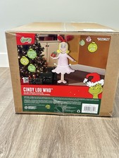 Dr. Seuss Musical Animatronic Grinch, Cindy Lou Who Christmas Brand New picture