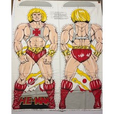 RARE He-Man Masters of the Universe Cut & Sew Pillow Fabric Peter Pan 1983 MOTU picture