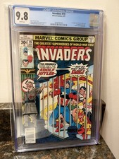 Invaders #19 (1977) 1st Union Jack, Hitler cover, CGC 9.8 White Pages Rare picture