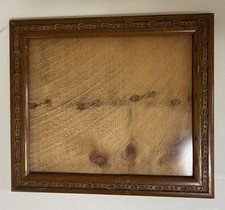 Antique Oak Frame, ornate Western Look with Belt Buckles, Fits 13