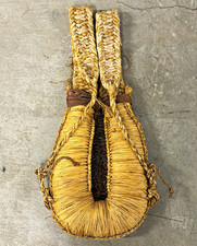 Vintage Authentic Bandori - A Traditional Japanese Hand-Knitted Straw Back Pad. picture