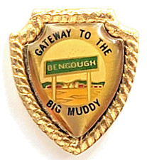 Bengough Gateway to the Big Muddy Valley Scenic Shield Saskatchewan Canada Pin picture