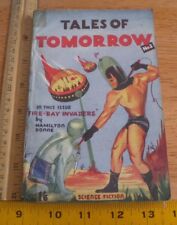 Tales of Tomorrow #2 Science Fiction pulp magazine UK 1950s Hamilton Donne picture