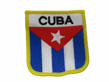 Cuba Cuban Letters Country Flag Iron On Patch picture