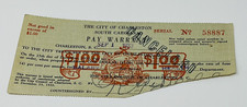 1933 Pay Warrant Receipt Charleston SC City Treasurer South Carolina picture
