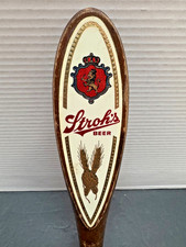 VTG. Stroh's Beer Double Sided Wooden 14