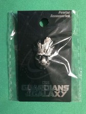 GOTG GROOT HEAD PEWTER LAPEL PIN - Vault 35 picture