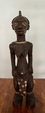 Rare Vintage Luluwa Tribal African Wood Figure Female from Congo picture