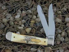 Case XX 1991 Winston Cup Burnt Stag Trapper with TruSharp steel 5254 NM picture