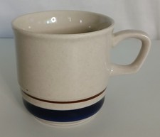 Vtg Contemporary Chateau Handpainted Stoneware Coffee Mug Cup Yamaka Japan picture