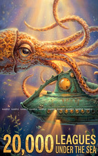 Disney 20,000 Leagues Under the Sea Submarine Voyage Poster 11 x 17 picture