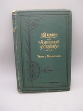 Antique 1878 Gems Of American Scenery White Mountains Stereoscope Views Book picture