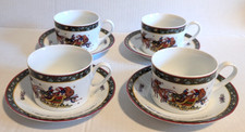 International China Susan Winget A Christmas Story Cup & Saucer - Set of 4 Each picture