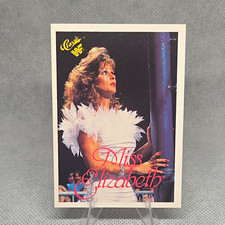 1990 Classic WWF WWE Miss Elizabeth #11 Original Non-Sport Trading Card picture