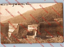 c1912 Inside Of Dam After Failure AUSTIN Pennsylvania PA Potter County RPPC picture
