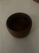 Vintage Denmark Kjeni Melrose Teak Wooden Bowl 2.7” Height 5” Diameter EUC picture