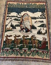 Christmas Throw or Blanket 72X32 Santa  picture