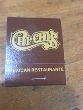 Vintage Chi-Chis Mexican Restaurant Home Of The Chimichanga Matchbook Wichita Ks picture