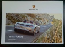 2021 2022 Porsche Boxster 25 Years Hardcover Brochure 718 Anniversary Catalog picture